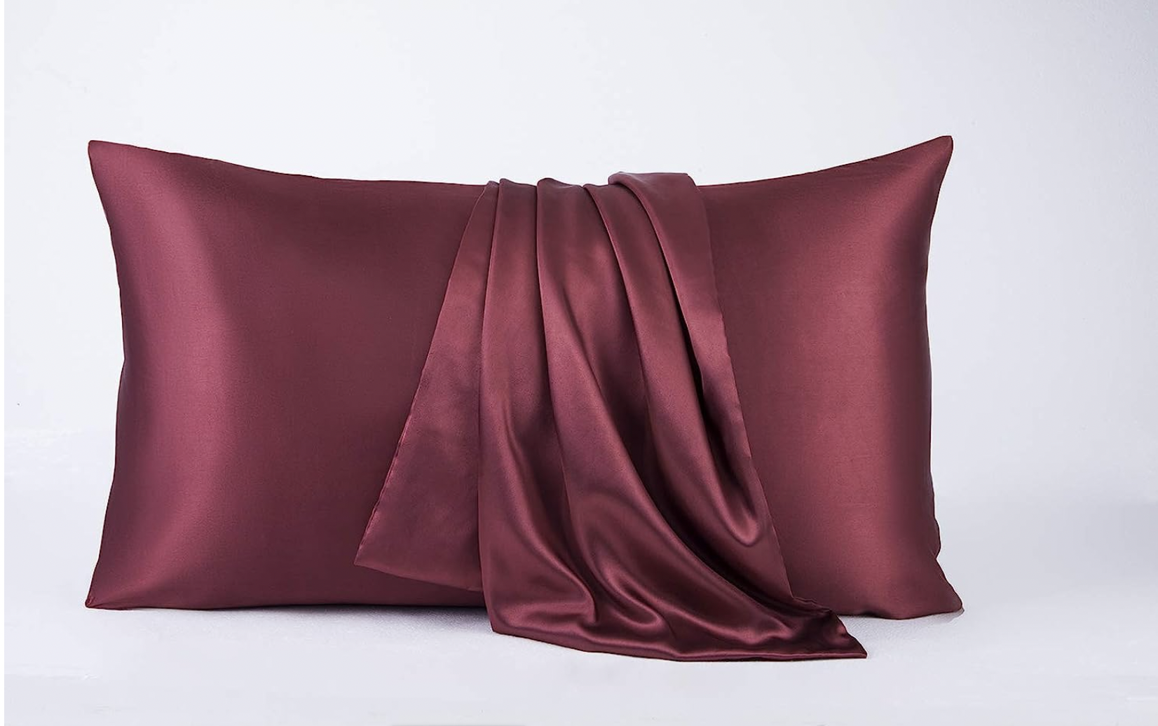 Silk pillowcase Burgundy L